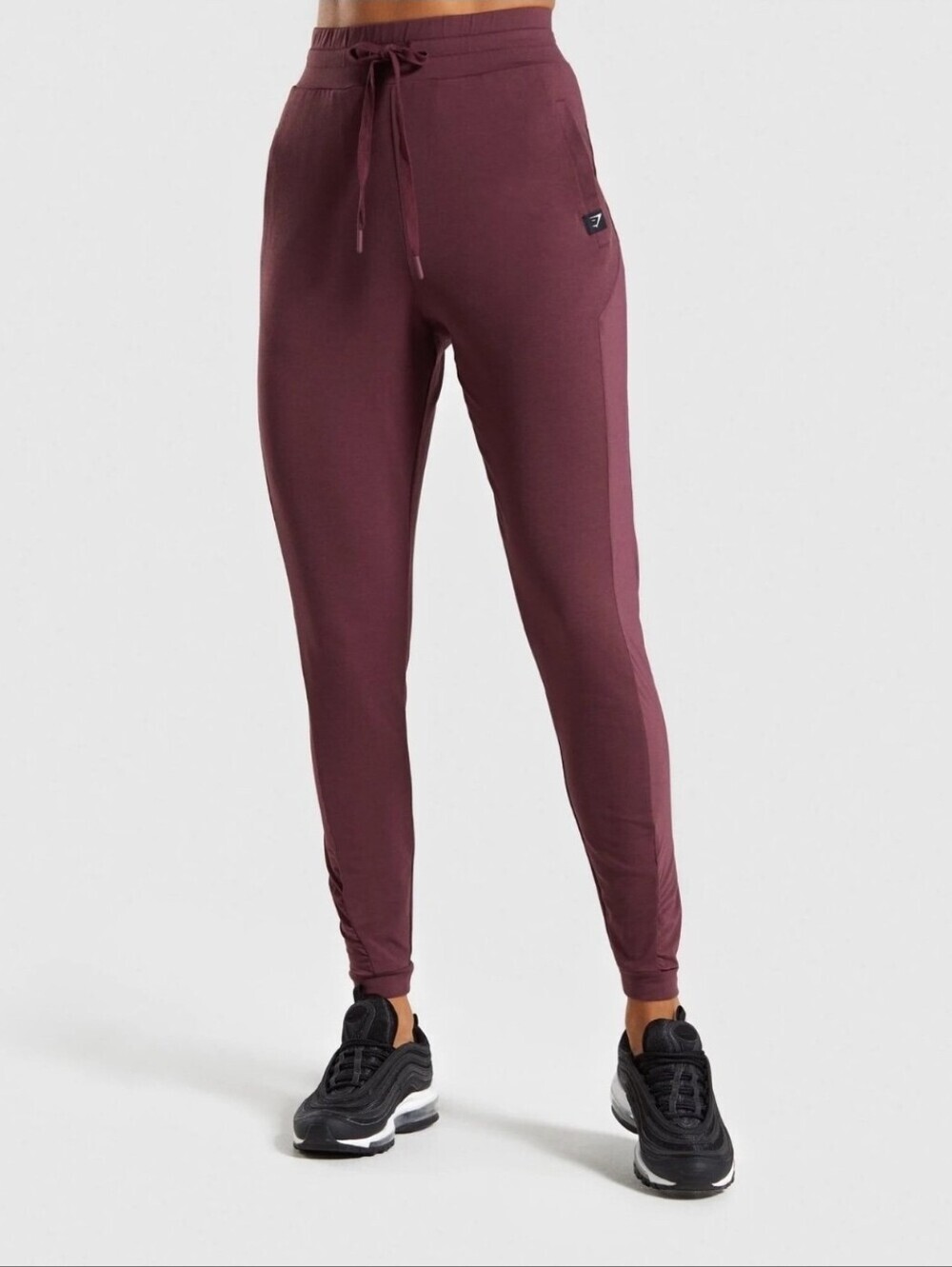 Gymshark XS Burgundy Aura Joggers Athletic Pants